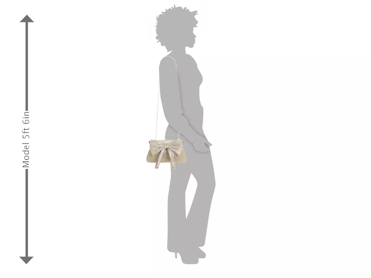 Pleated Bow Clutch