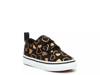 Doheny Sneaker - Kids' Black/Rose Gold Heart Print view