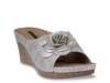 Tokyo Wedge Sandal Silver Metallic view