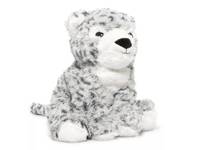 Snow Leopard Warming Stuffed Animal Slate Grey/White view