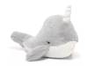 Narwhal Warming Stuffed Animal Slate Grey/White view