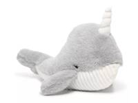 Narwhal Warming Stuffed Animal Slate Grey/White view