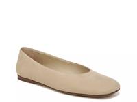 Leah Flat - Women's Blonde Suede view