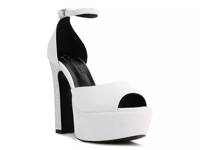 Beaty Platform Sandal White view