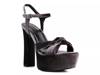 Liddel Platform Sandal Charcoal Grey view