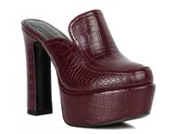Bauhaus Platform Loafer Bordeaux Burgundy view