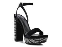Zircon Platform Sandal Black view