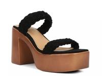Misaki Platform Sandal Black view