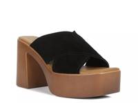 Matrix Platform Sandal Black view