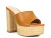 Shuri Platform Sandal Tan/Light Brown view