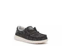 Wally Slip-On Sneaker - Kids' Black/White view