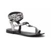 Vina Sandal White Snake Print view