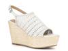 Cynthia Espadrille Wedge Sandal White view