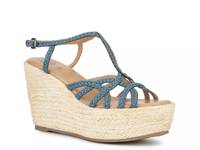 Eloise Espadrille Wedge Sandal Blue view