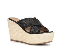 Lorie Espadrille Wedge Sandal Black view
