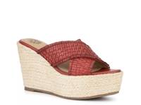 Lorie Espadrille Wedge Sandal Red view
