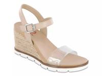 Bradi Wedge Sandal Clear/Natural Beige view