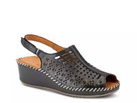 Bohemianish Wedge Sandal Black view