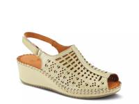 Bohemianish Wedge Sandal Light Olive Green view