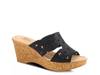 Flamyo Wedge Sandal Black view