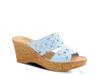 Flamyo Wedge Sandal Sky Blue view