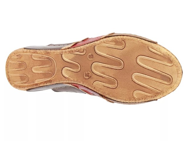 Footy Wedge Sandal