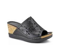 Fusa Wedge Sandal Black view