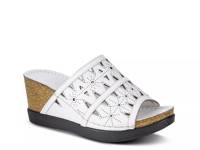 Fusa Wedge Sandal White view