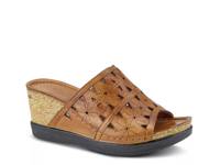 Fusa Wedge Sandal Camel view