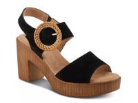 Gamona Platform Sandal Black view