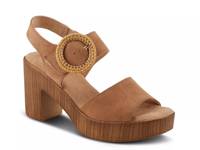 Gamona Platform Sandal Dark Brown view