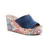 Laylani Wedge Sandal Blue view