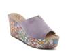Laylani Wedge Sandal Purple view