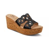 Mssteamy Wedge Sandal Black Suede view