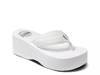 Sandy Hi Wedge Sandal White view