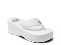 Sandy Hi Wedge Sandal White view
