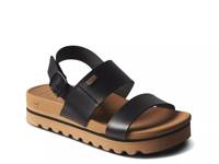 Horizon Hi Buckle Platform Sandal Black/Tan view