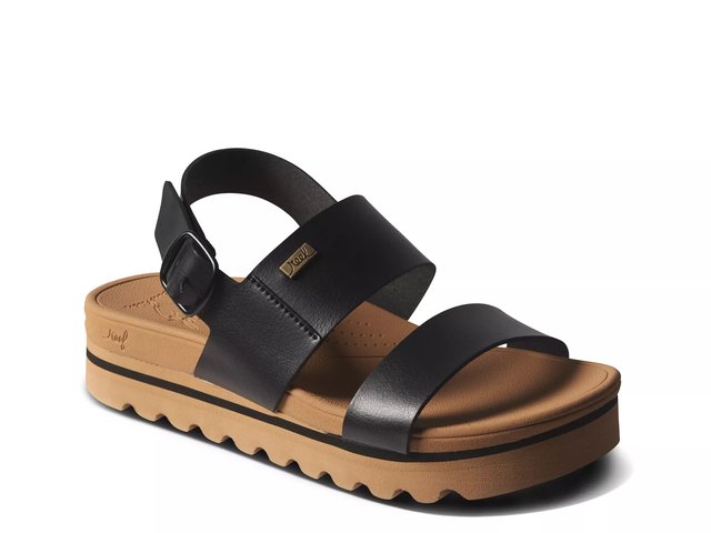 Reef Horizon Hi Buckle Platform Sandal - Free Shipping | DSW