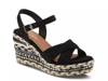 Sloane Wedge Sandal Black view