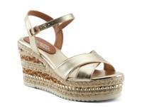 Sloane Wedge Sandal Gold view