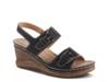 Tavlin Wedge Sandal Black view