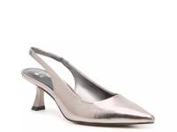 Callie Slingback Pump Pewter Metallic view