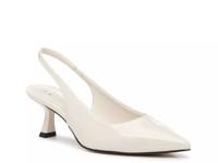 Callie Slingback Pump Pastel Parchment Cream Patent view
