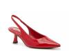 Callie Slingback Pump Patent Red view