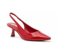 Callie Slingback Pump Patent Red view