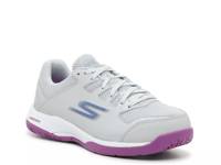 Viper Court Pickleball Sneaker - Women's Grey/Purple view