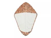 Quick-Dry Hair Towel Tan/Grey Leopard Print view