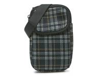 Phone Crossbody Bag Black/White/Beige Plaid Print view