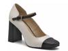Pierce Mary Jane Pump Ecru/Black Snake Print view