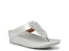 Rumba Wedge Sandal Silver Metallic view